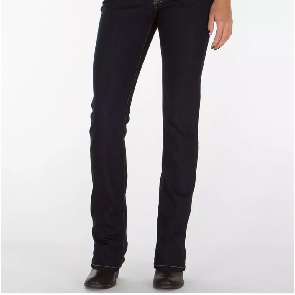 Flying Monkey Women's Dark Blue Straight Leg Jeans